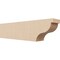Ekena Millwork 4in. W x 6in. H x 24in. L Garner Woodgrain TimberThane Rafter Tail, Primed Tan RFTUR04X06X24GARRCPR - alternate 1